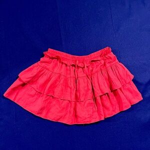 Vestique Brand Vibrant Pink Tiered Skirt